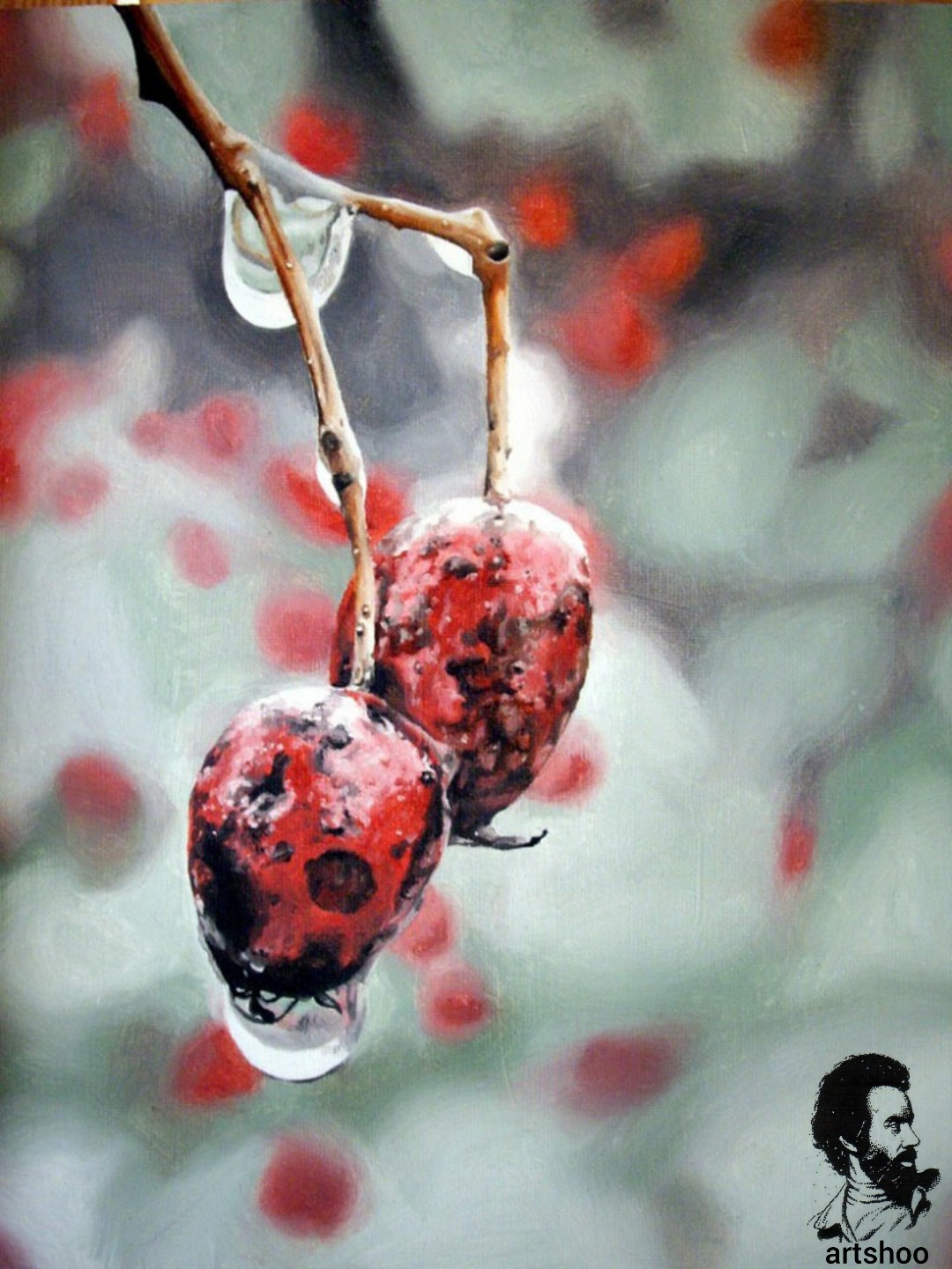 مدل رنگ روغن آب اورژینال